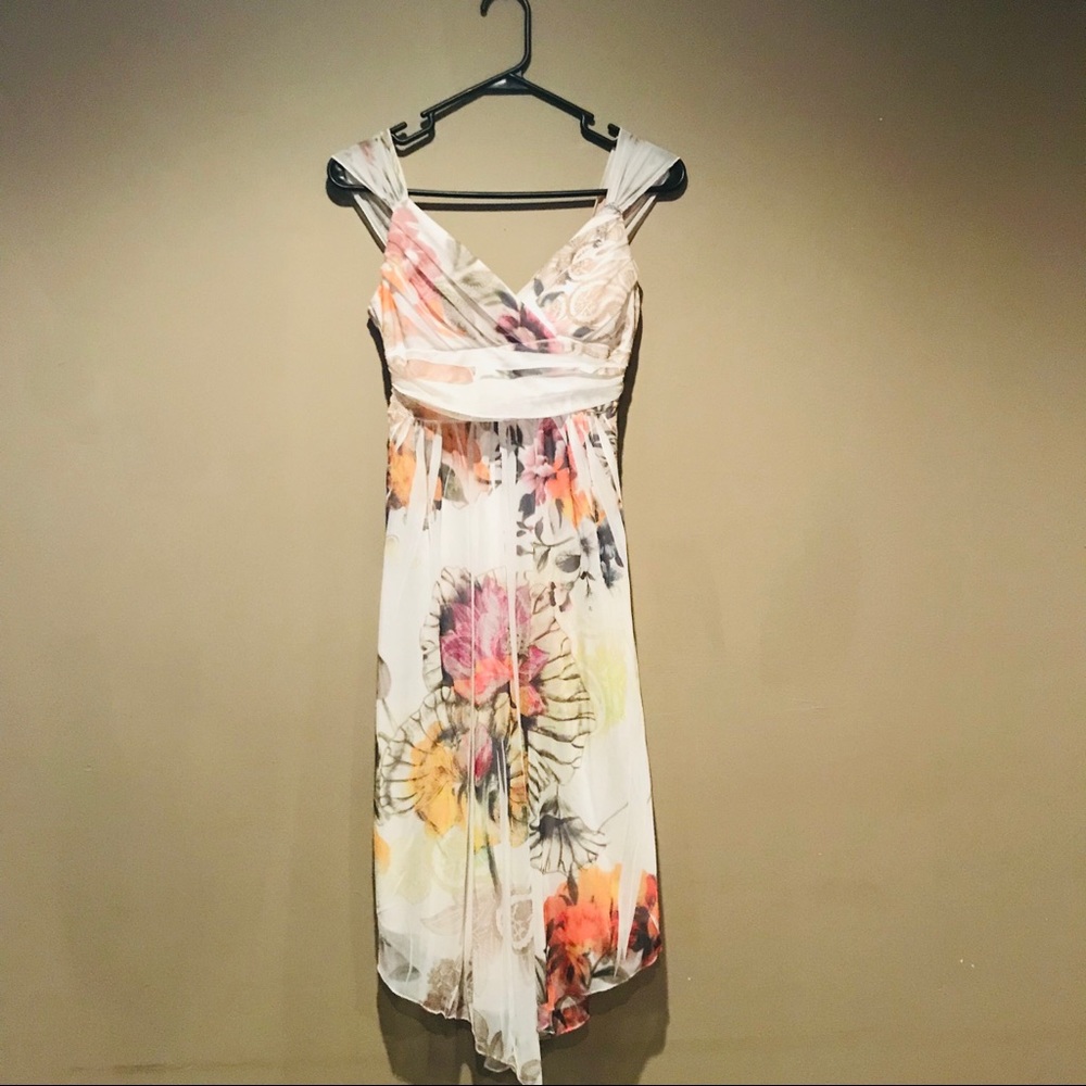 Beautiful floral dress.